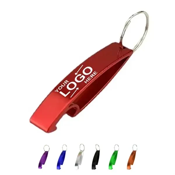 Custom Metal Bottle Opener Key Chain 2.625" — Beverage Brand Promotional Essential 1