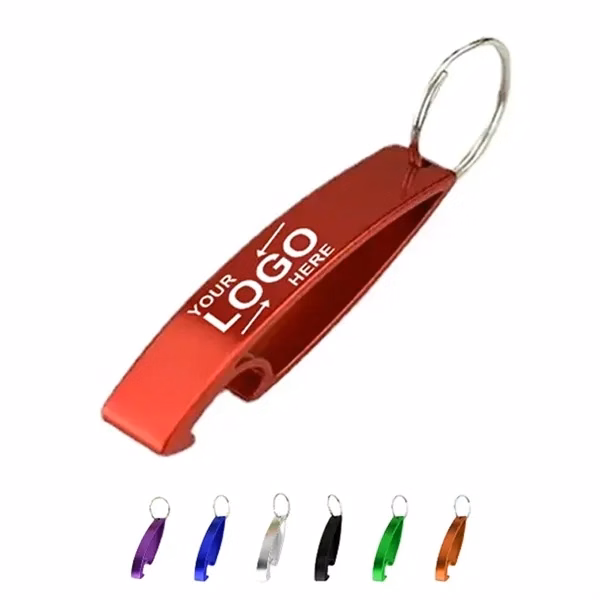Custom Metal Bottle Opener Key Chain 2.625" — Beverage Brand Promotional Essential