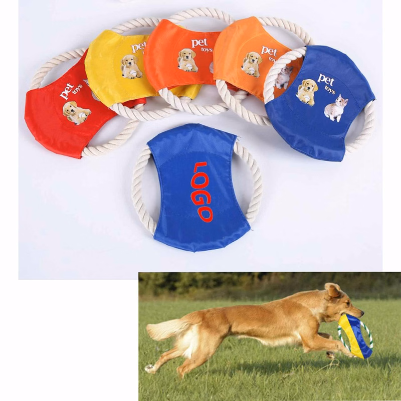 Dog Flying Disc Cotton Rope