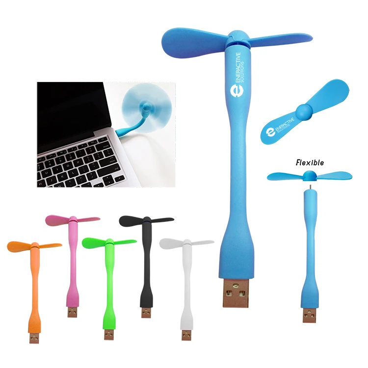Free ShippingBranded Flexible USB Fans 1