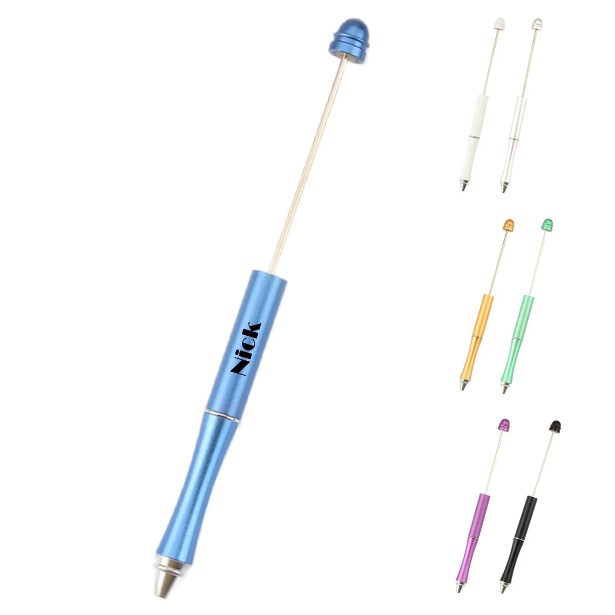 Metal Beadable Ballpoint Pen Creative Decoration Customized 1