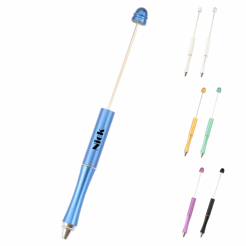 Metal Beadable Ballpoint Pen Creative Decoration Customized