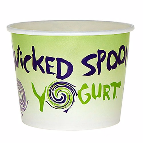 12 oz. Paper Dessert/Food Cup - Flexographic printed