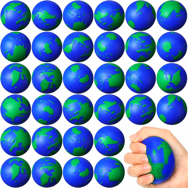 Globe Earth Ball Stress Reliever