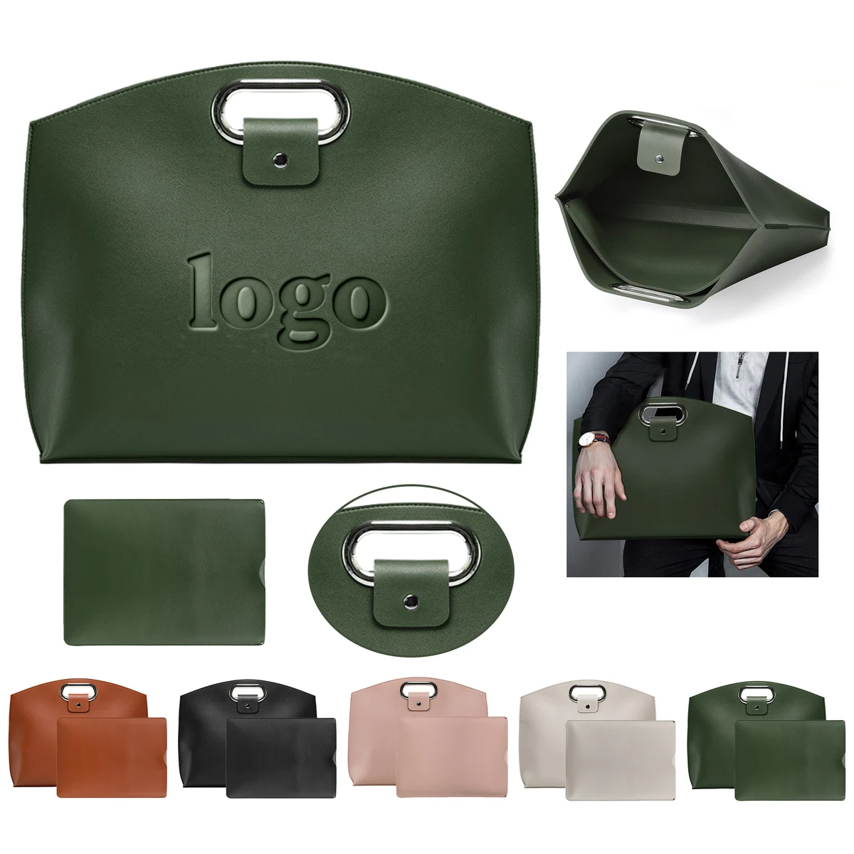 Convenient Laptop Tote Bag With Liner MOQ50 1