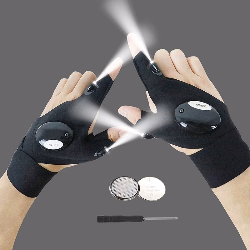 LED Flashlight Glove (1 Pair)