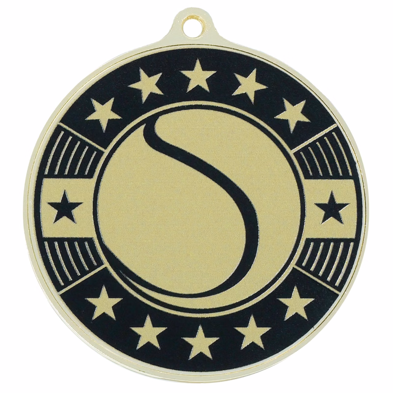 Tennis Simucast Medallion (2-1/8")