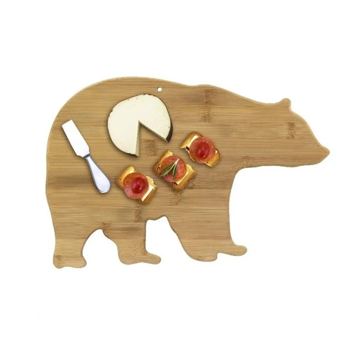 Bear Animal Shaped Bamboo Cutting Board 1