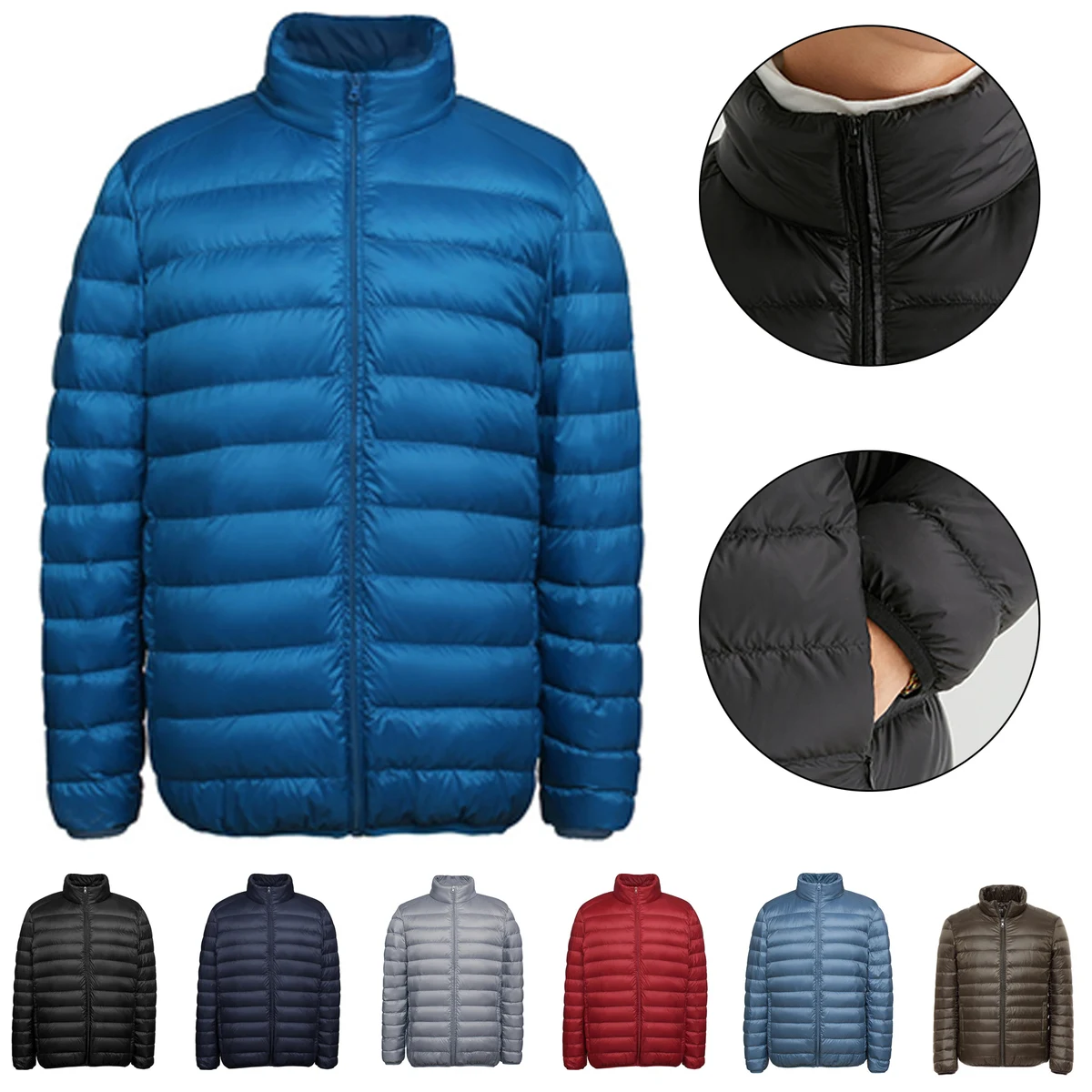 Men's Stand-up Puffer Jacket 1