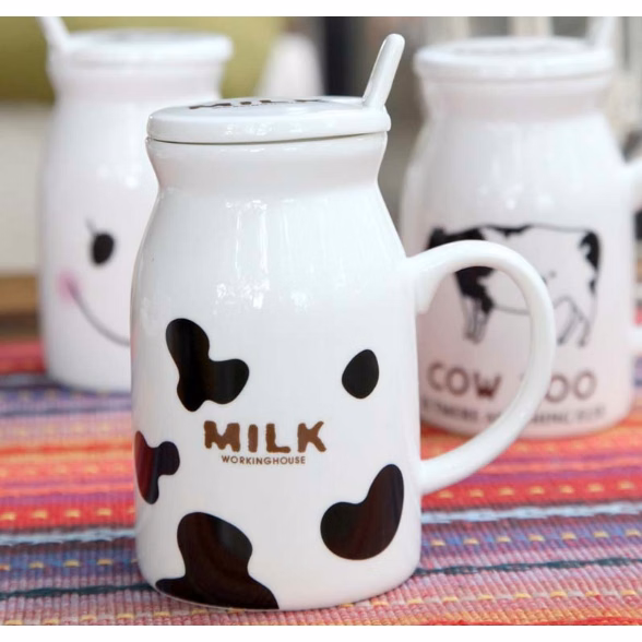 Ceramic Mug Cartoon Breakfast Milk Cup