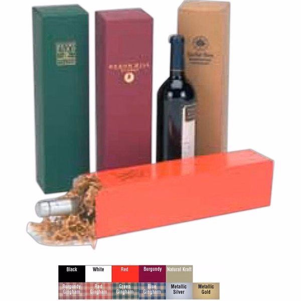 Matte Colored One Piece Folding Wine Box