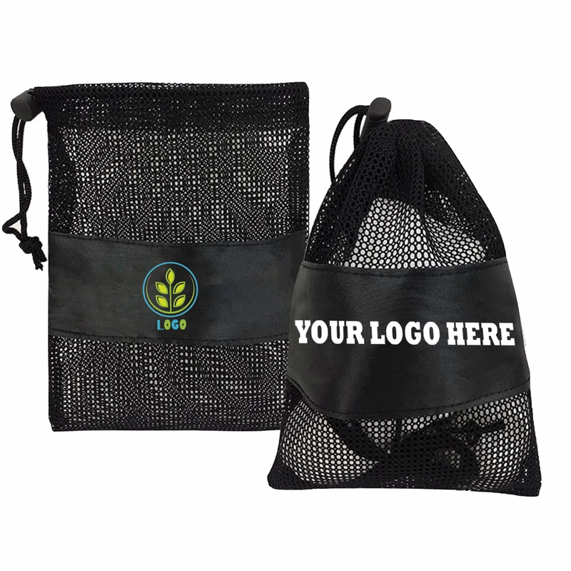 6.3" x 9.8" Mesh Drawstring Towel Bag