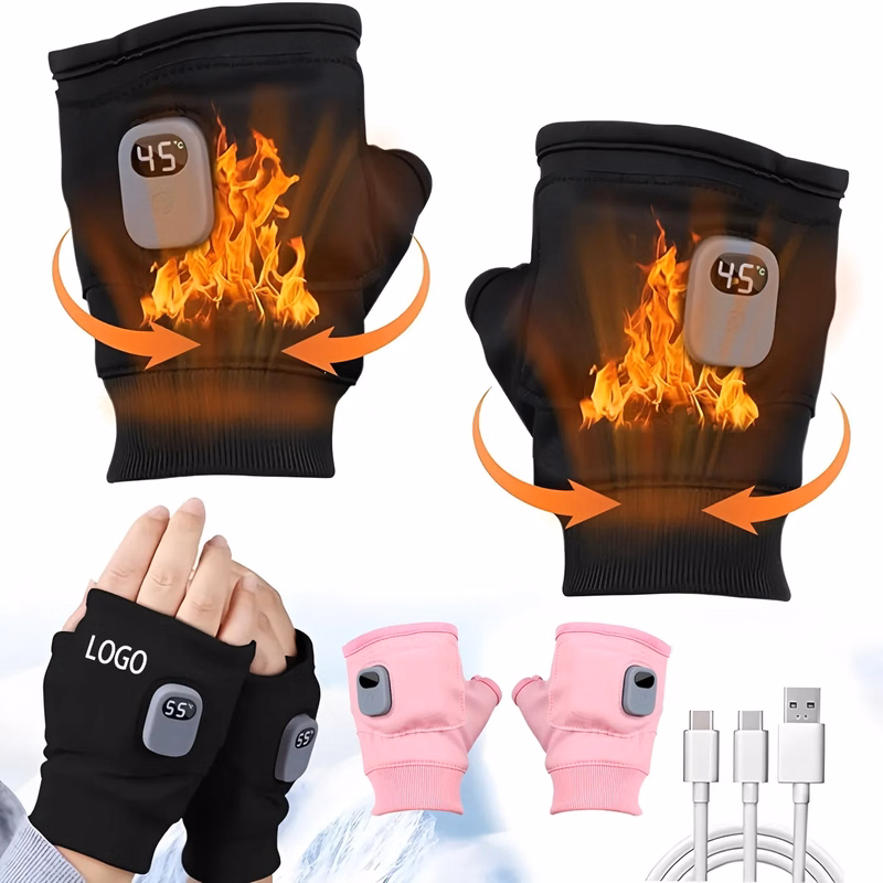 Rechargeable Heated Gloves with Digital Display