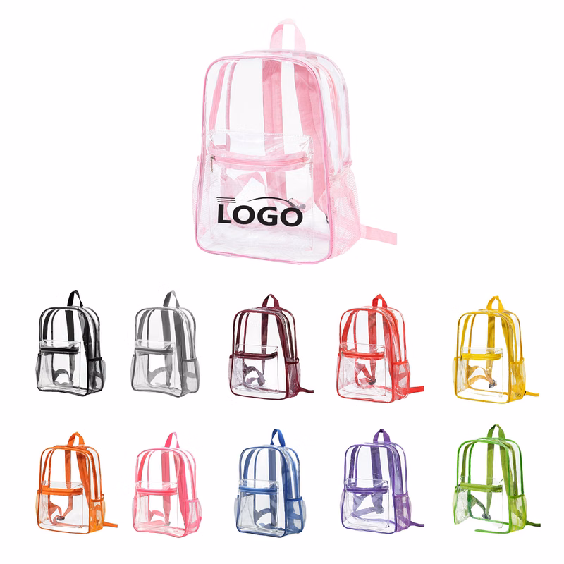 Custom Clear PVC Waterproof Travel Backpack