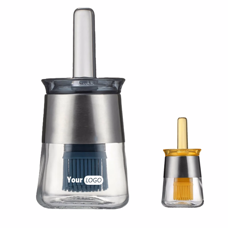 Plastic High-Temperature Resistant Oil Brush With Bottle
