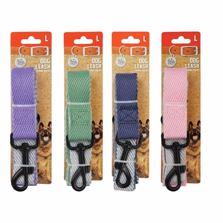 Cotton Dog Leashes - Large Assorted Colors