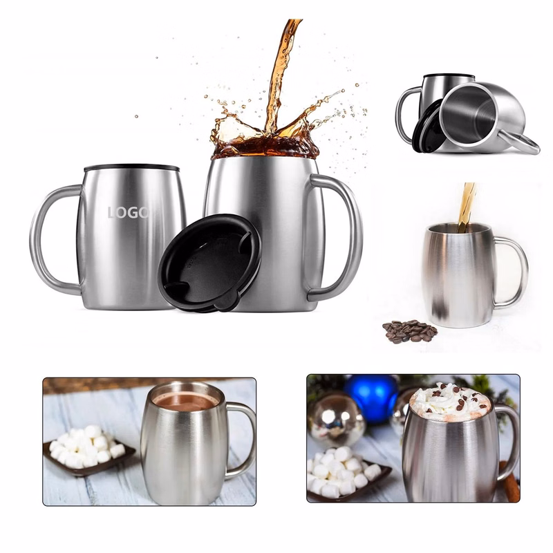 14oz Stainless Steel Insulated Coffee Mug