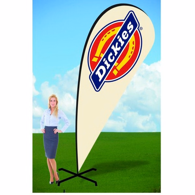 12ft Teardrop Flag with X Stand-Double