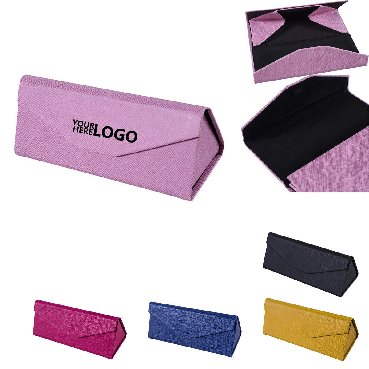 Stylish PU Leather Spectacle Case 1