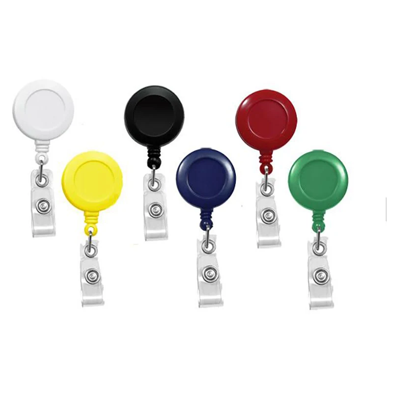 Round Retractable Badge Holder 1