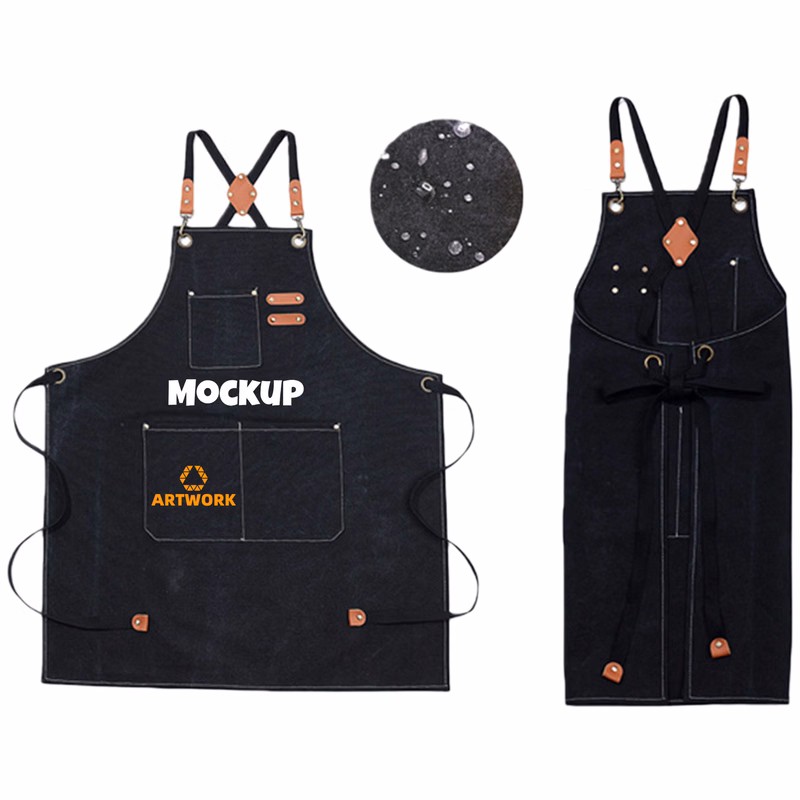Adjustable Cross Back Kitchen Apron