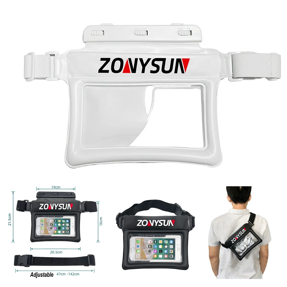 TPU Inflatable Floating Waist Bag 1