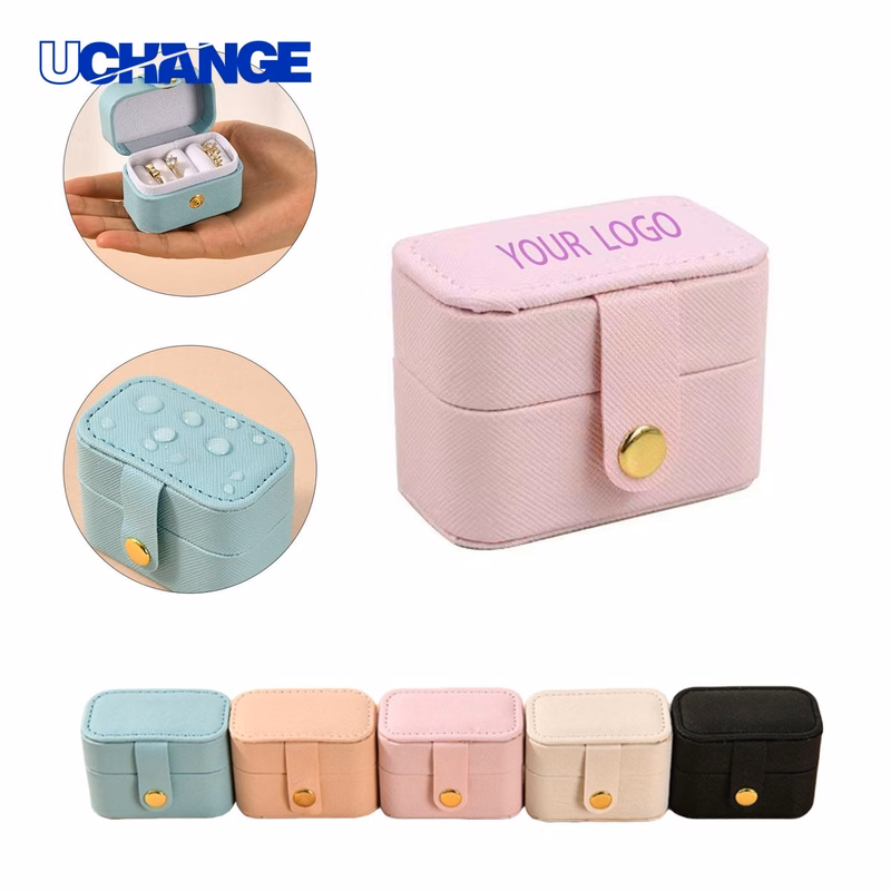 Portable Leather Jewelry Case