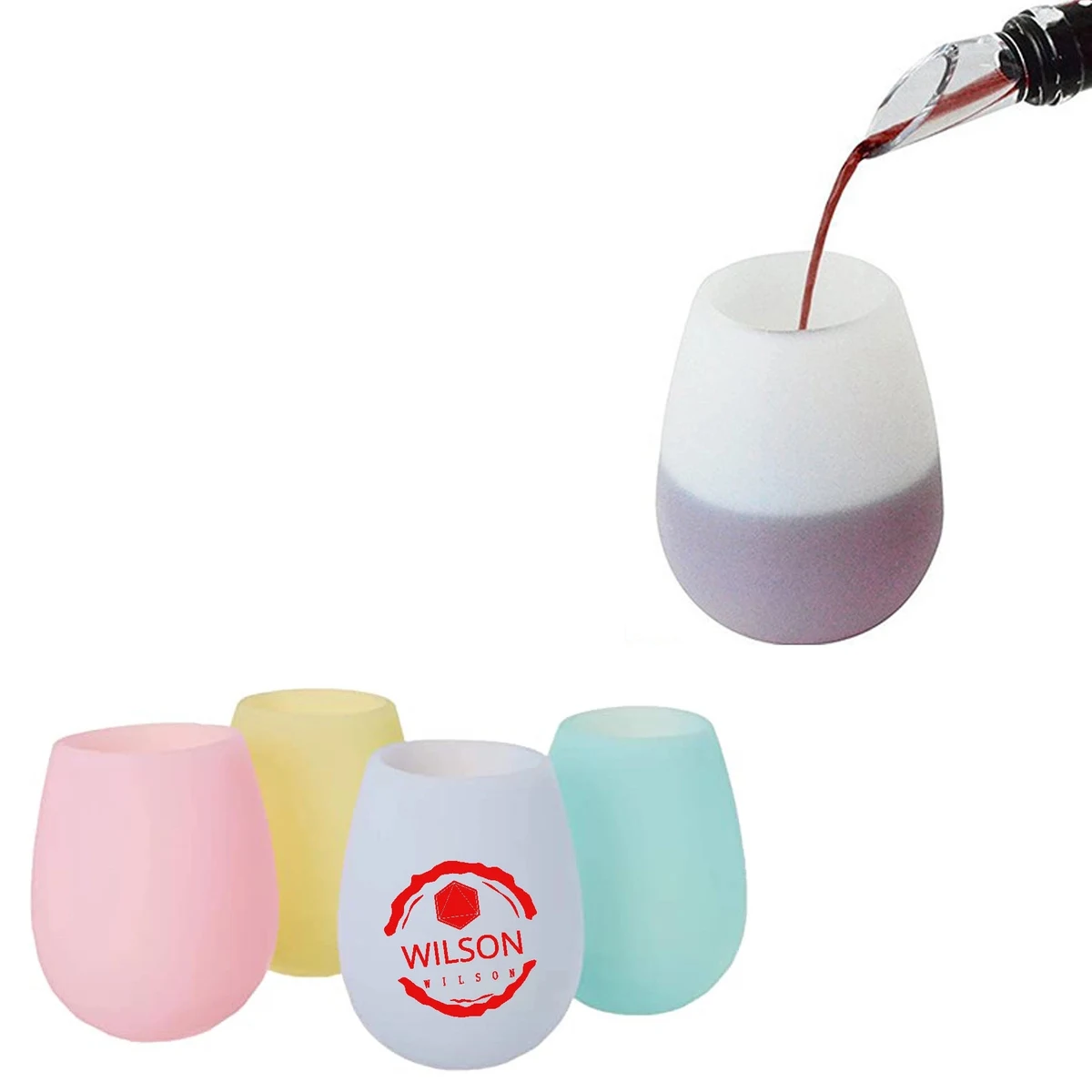 14oz Portable Silicone Wine Glass 1