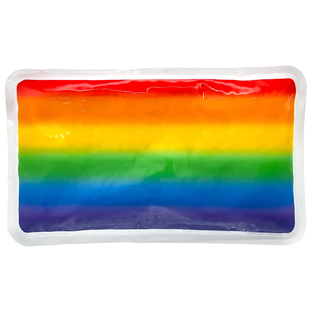 Hot/Cold Gel Bead Packs - Rainbow Rectangle 1