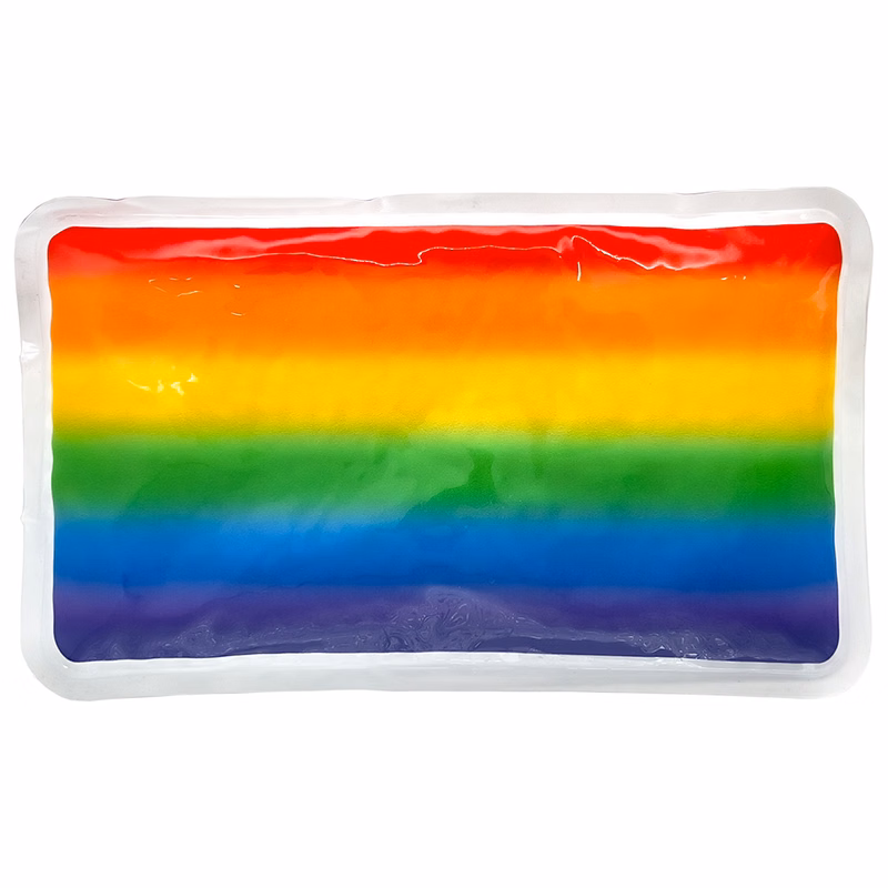 Hot/Cold Gel Bead Packs - Rainbow Rectangle