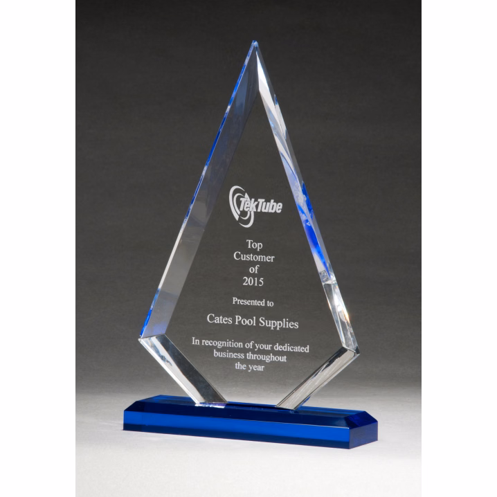 Arrow Series Award With Blue Highlights