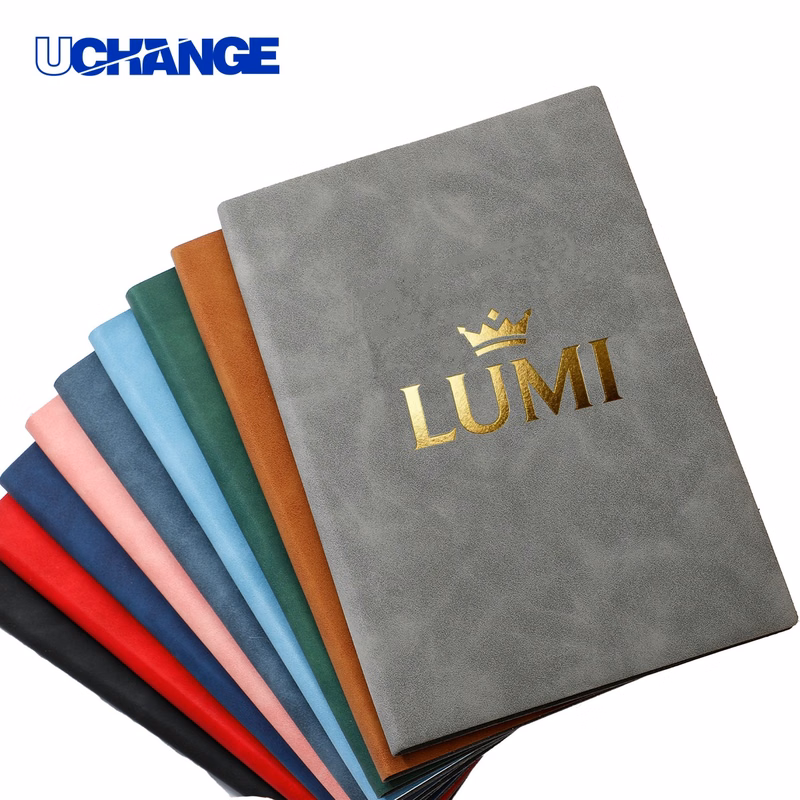 Soft Leather Bound A5 Notebook Journal for Gifts