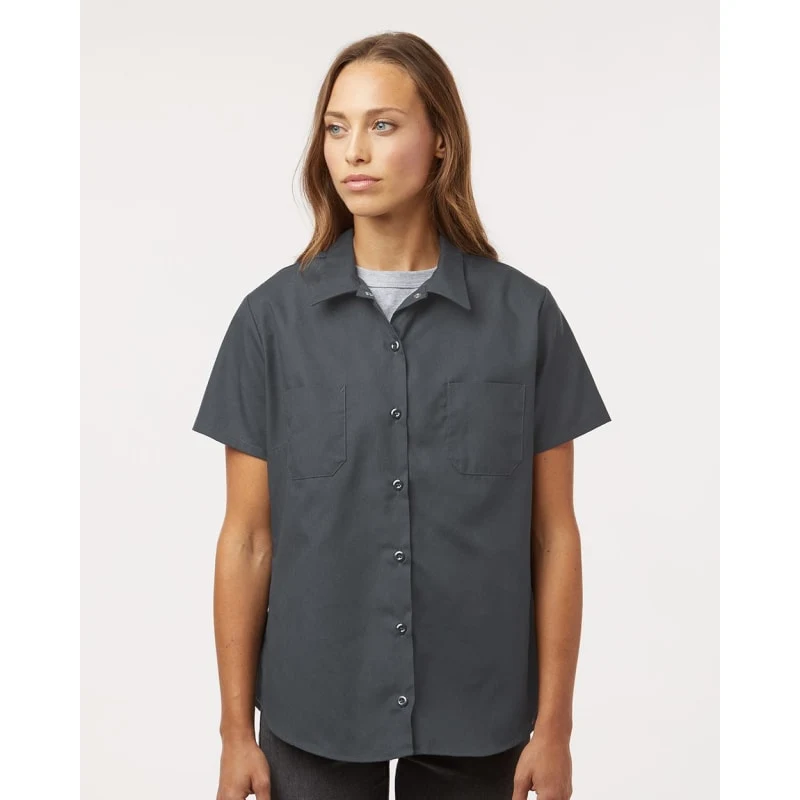 Dickies Women's Industrial Short Sleeve Work Shirt - 5350 1