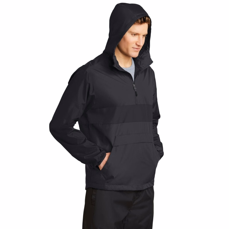 Sport-Tek Zipped Pocket Anorak.