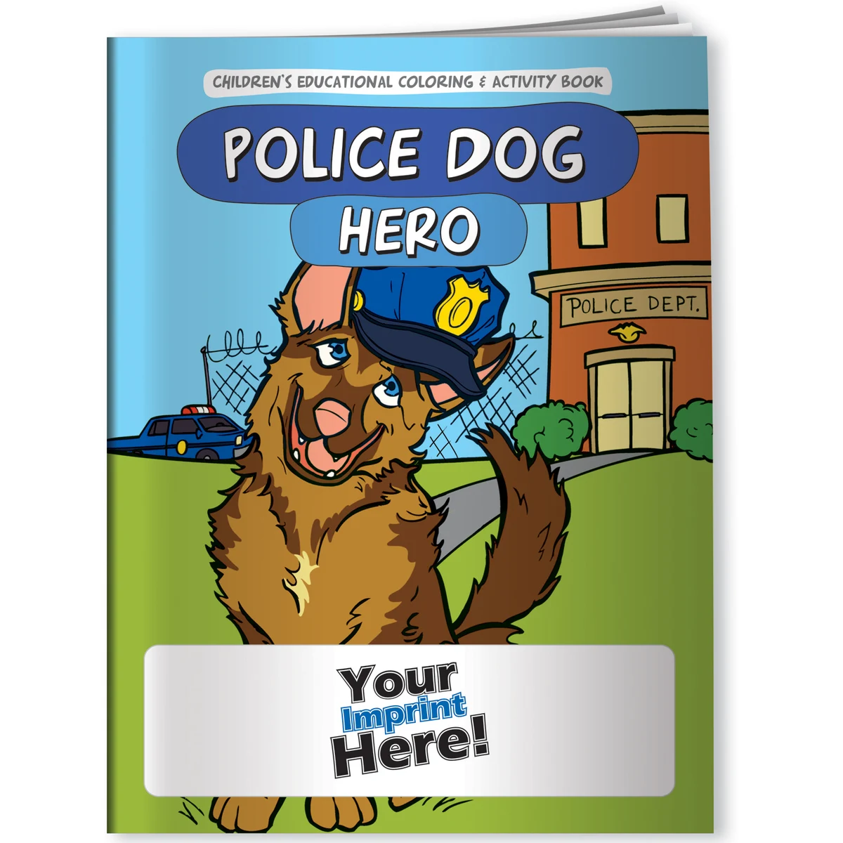 Coloring Book - Police Dog Hero 1