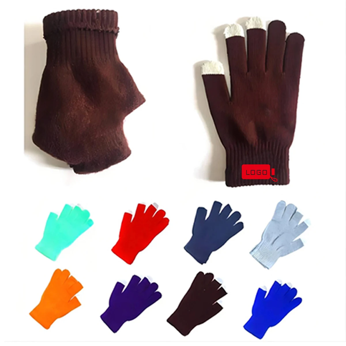 Warm Full Color Touchscreen Gloves 1
