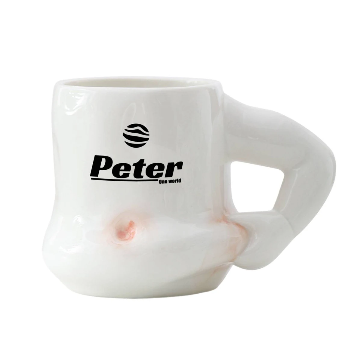 13 oz. Fat Belly Cute Ceramic Coffee Mug w/ Handle 1