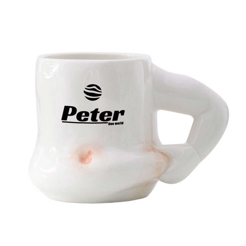 13 oz. Fat Belly Cute Ceramic Coffee Mug w/ Handle
