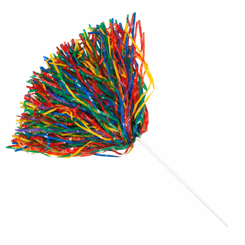 Rainbow Rooter Poms