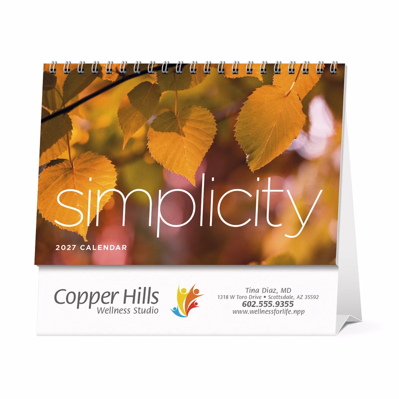 Triumph® Calendars Simplicity Large Desk Calendar