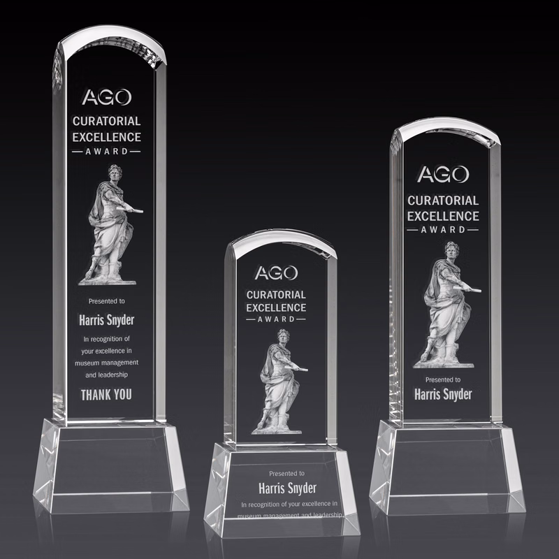 Silkwood 3D Award on Base - Clear
