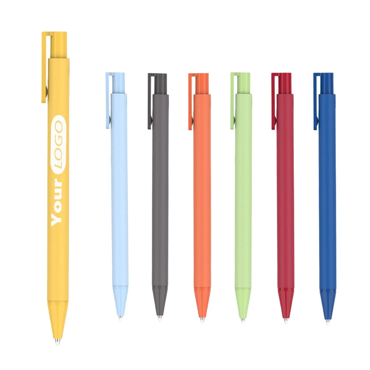 Spray Coated Retractable Gel Pen 1