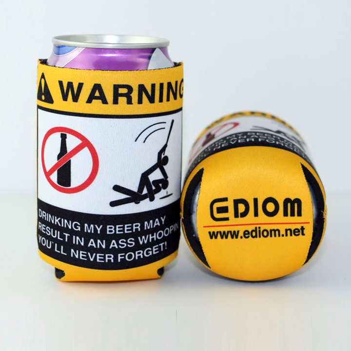 Collapsible Neoprene Can Cooler Insulator Holder