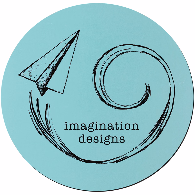 3" Teal Round Silicone Coaster