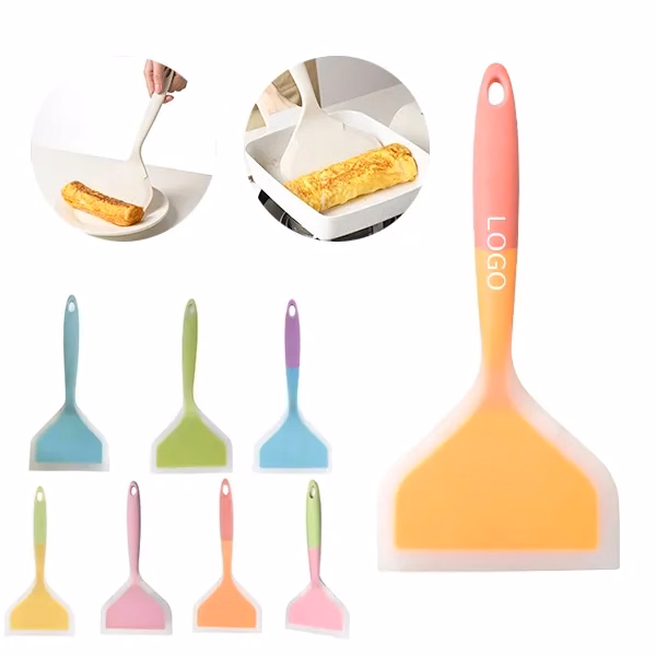 Silicone Pancake Spatula with Wide Non-Stick Heat Resistant