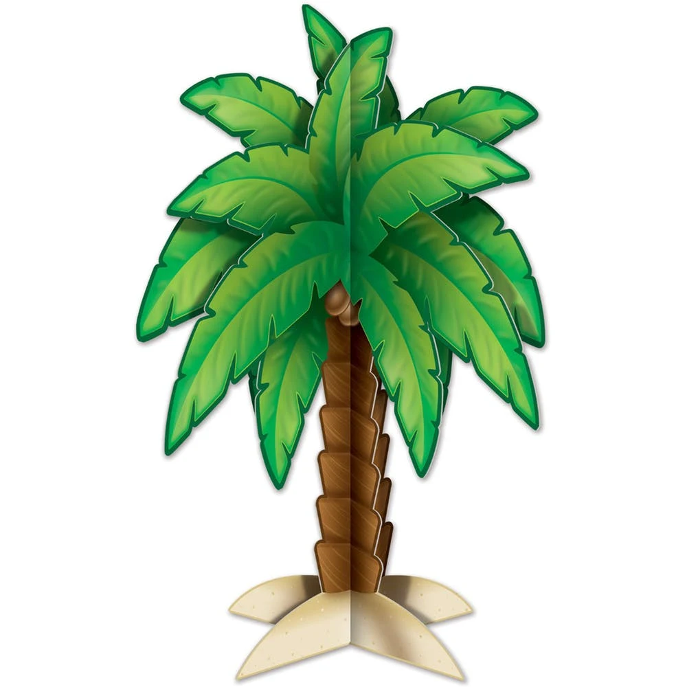 3D Palm Tree Centerpieces - 11.75" 1