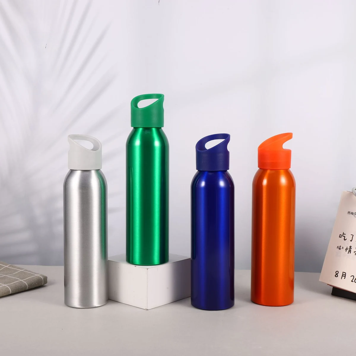 22 oz Aluminum Water Bottle, custom water bottle with logo imprint 1