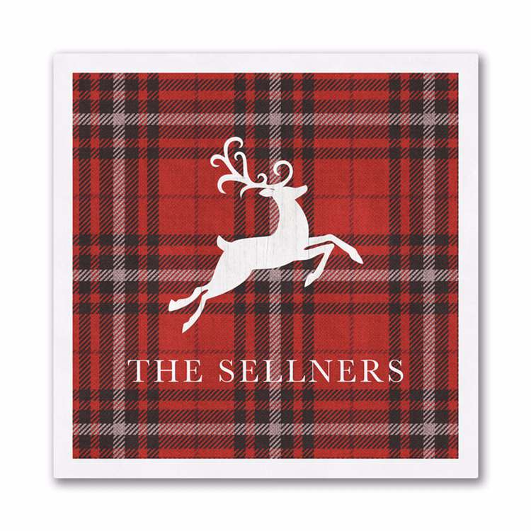 Family Plaid Luncheon Napkin