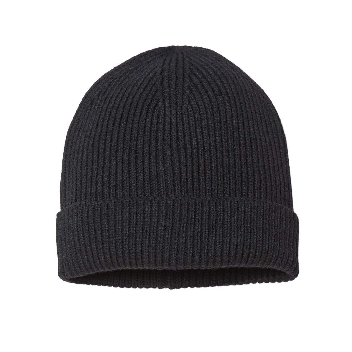 Sustainable Fine Rib Cuffed Beanie - ANDY 1