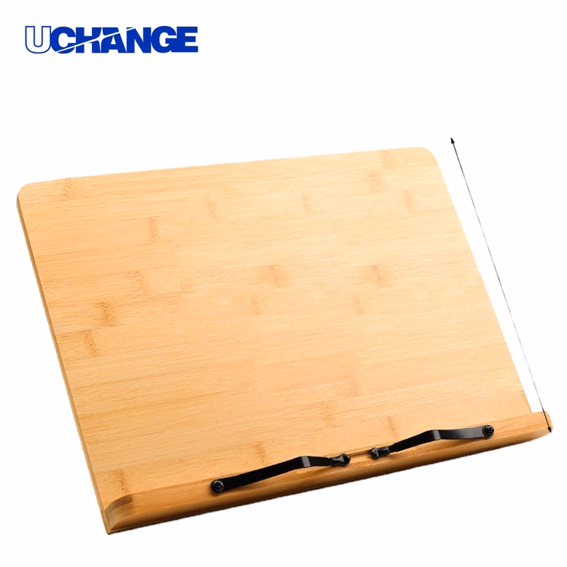 13.4" x 9.5" Adjustable Bamboo Book Stand Holder